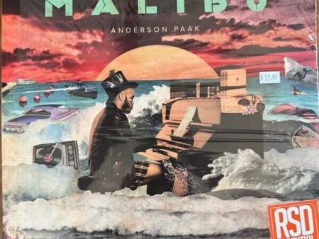 Anderson .Paak Malibu RSD Pressed on White Splatter on Orange Vinyl 2 LP Set Online now