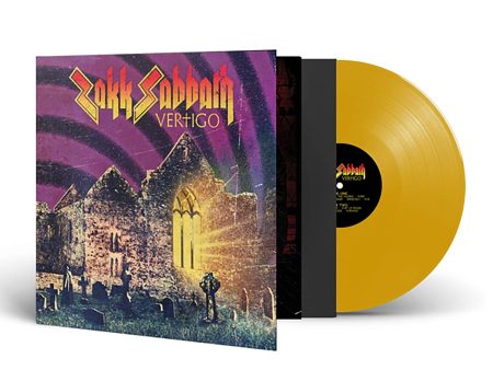 Zakk Sabbath Vertigo Pressed on Yellow Vinyl Gatefold LP Supply