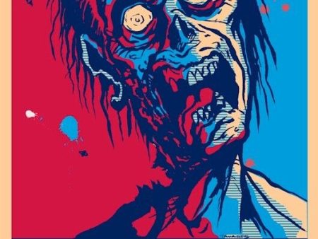 ZOMBIE POSTER ~ BRAINS 24x36 Tavares Pop Art Hungry Zombies Fashion