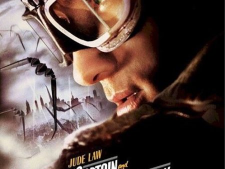 SKY CAPTAIN & WORLD TOMORROW MOVIE POSTER ~ JUDE LAW ORIGINAL 27x40 Advance Supply