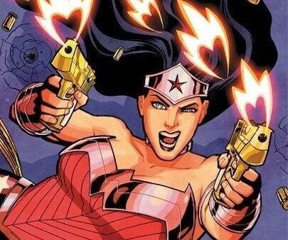 WONDER WOMAN ~ GUNS 24x36 COMIC ART POSTER DC Comic Book New 52 NEW ROLLED! Online Hot Sale