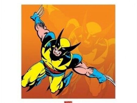 WOLVERINE ART POSTER ~ REFLECTION 16x16 X-men Marvel Comic Book Sale