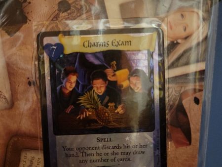 2001 Harry Potter Trading Card Game Charms Exam 3 80 Holo Quidditch Cup NM Mint Online now