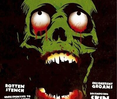 ZOMBIE POSTER ~ HOW TO IDENTIFY A 24x36 Zombies Brains Groans Rotten Stench Online