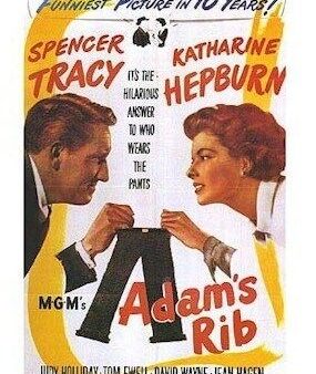 ADAM S RIB MOVIE POSTER ~ PANTS 26x38 Katharine Hepburn Spencer Tracy Online