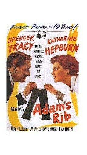 ADAM S RIB MOVIE POSTER ~ PANTS 26x38 Katharine Hepburn Spencer Tracy Online