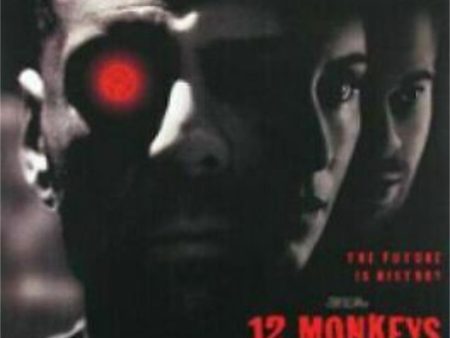 12 Monkeys-27x40 SINGLE SIDED ORIGINAL VHS MOVIE POSTER on Sale