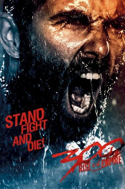 300 RISE OF EMPIRE MOVIE POSTER ~ THEMISTOCLES STAND FIGHT 24x36 Sulli Stapleton Cheap