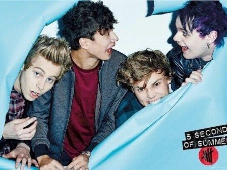 5 SECONDS OF SUMMER POSTER ~ TEAR 24x36 Music Clifford Hemmings Hood Irwin on Sale