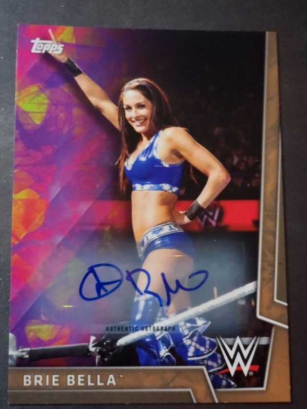 2018 Topps WWE Women s Division Brie Bella Autograph card #19 Of 75 Sale