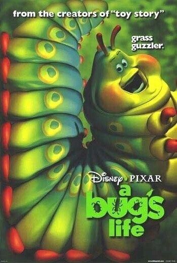 A BUG S LIFE MOVIE POSTER ~ CATERPILLAR 27x39 Disney Pixar For Sale